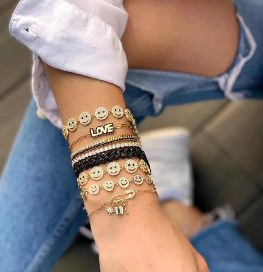 Hip Hop Punk Style Crystal Jewelry Anklets for Women