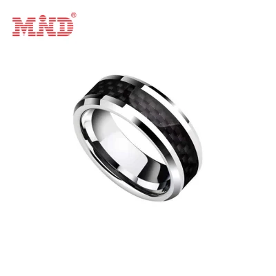 NFC Ring Adjustable Stainless Tungsten Steel Key Ring NFC Tesla ISO 15693 Ring with NFC Tag