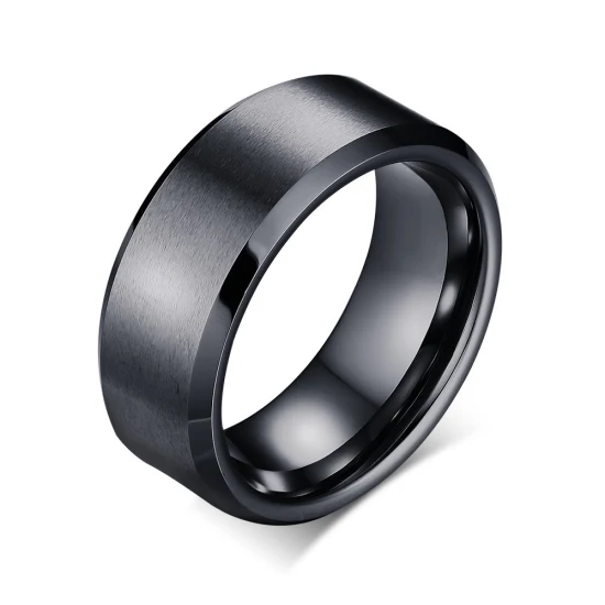 Fashion 8mm Men Tungsten Ring